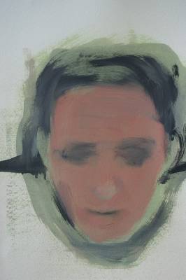 "Self Directed" - oil on paper - Painting by Gillian Appleby, an artist from Auckland, New Zealand.