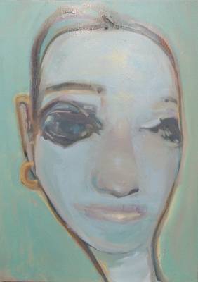 "Dot" - Oil - Painting by Gillian Appleby, an artist from Auckland, New Zealand.